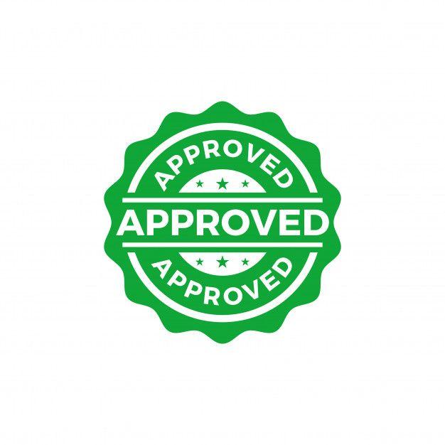 Approved Logo - Approved seal stamp logo Vector | Premium Download
