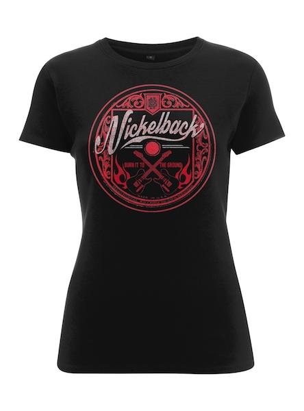 Nickleback Logo - NICKELBACK - Pink Logo Circle - GIRLIE - On Parole