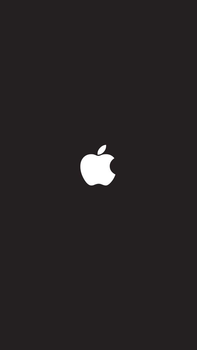 White Apple iPhone Logo - White apple logo on black background | Places to Visit in 2019 ...