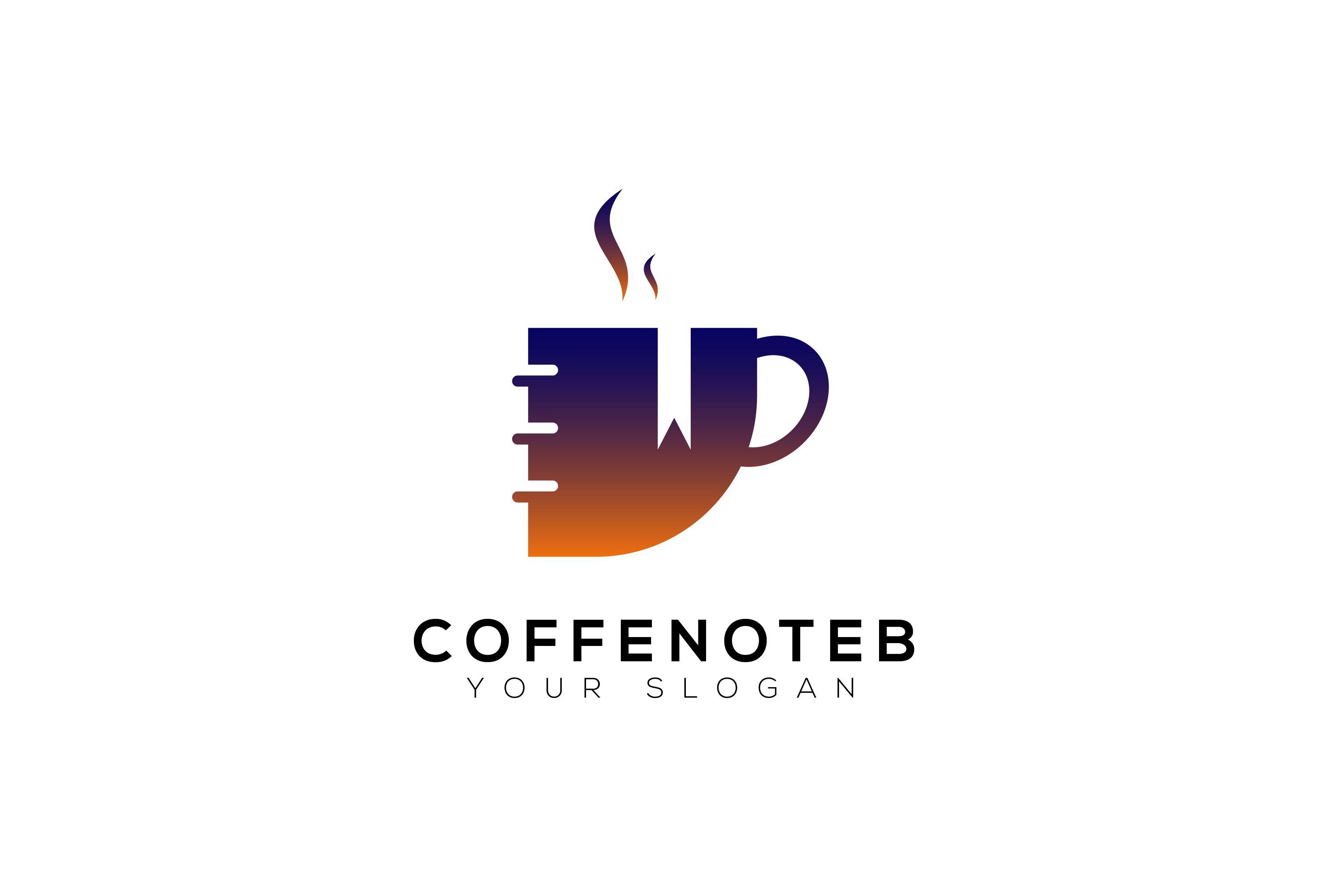 Notebook Logo - Coffee Notebook Logo - Vsual