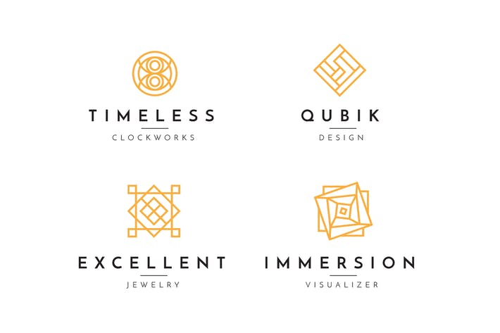 Geometrix Logo - Minimal Geometric Logo Collection by EightonesixStudios on Envato ...