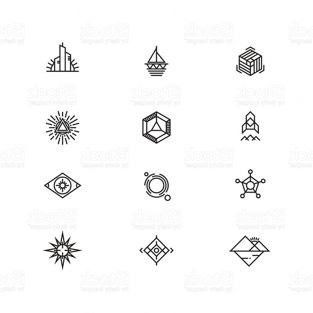 Geometrix Logo - Linear Geometric Logo Elements For Business Gm | GeekChicPro