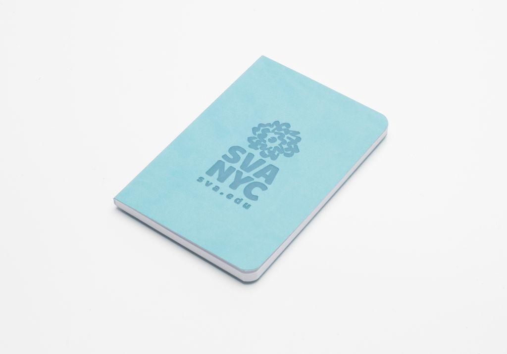 Notebook Logo - SVA Logo Notebook - Aqua Blue