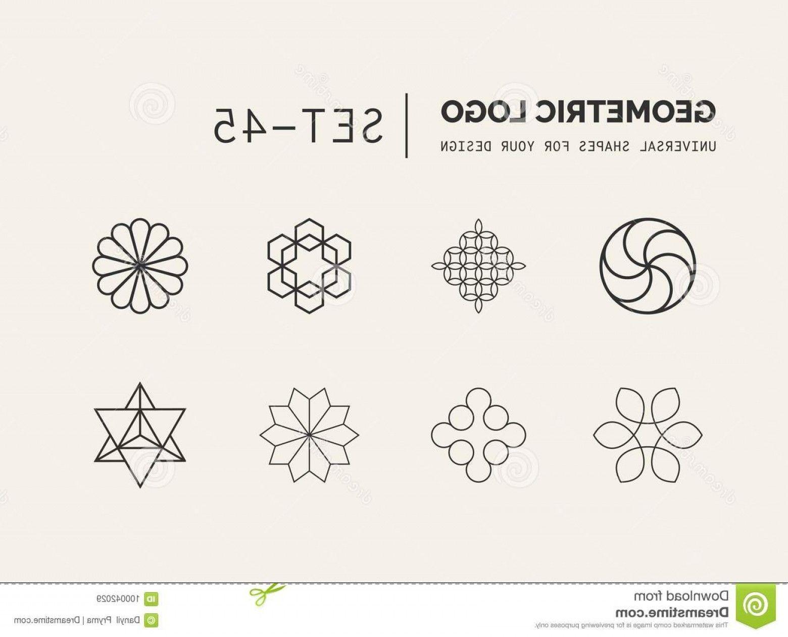 Geometrix Logo - Universal Shapes Your Design Set Minimal Geometric Logo Simple ...