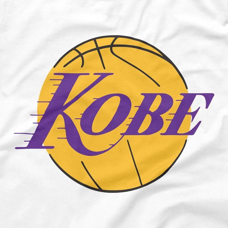 Koby Logo - Kobe Bryant Shirt Los Angeles Lakers Logo Parody Black Mamba Showtime Icon  Shaq Magic LeBron Retro NBA Emblem White S M L XL 2XL 3XL 4XL 5XL