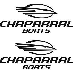 Chaparral Logo - Detalles acerca de 2 calcomanías de gráficos de logotipo Chaparral remolque  de barco -45- mostrar título original