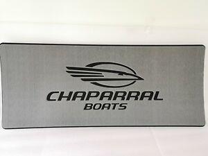 Chaparral Logo - Details about Boat Helm Station EVA Brushed Grey Pad with CHAPARRAL Logo  16