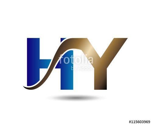 Hy Logo - letter Hy logo vector 