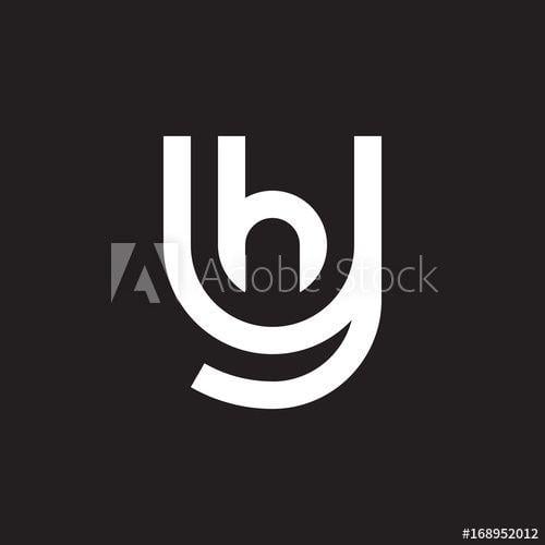 Hy Logo - Initial lowercase letter logo yh, hy, h inside y, monogram rounded ...