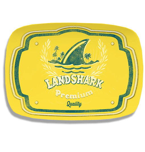 Landshark Logo - LANDSHARK LOGO PLATTER