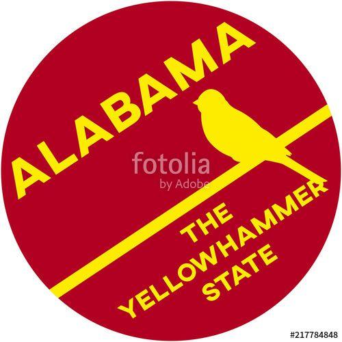 Yellowhammer Logo - alabama: the yellowhammer state | digital badge