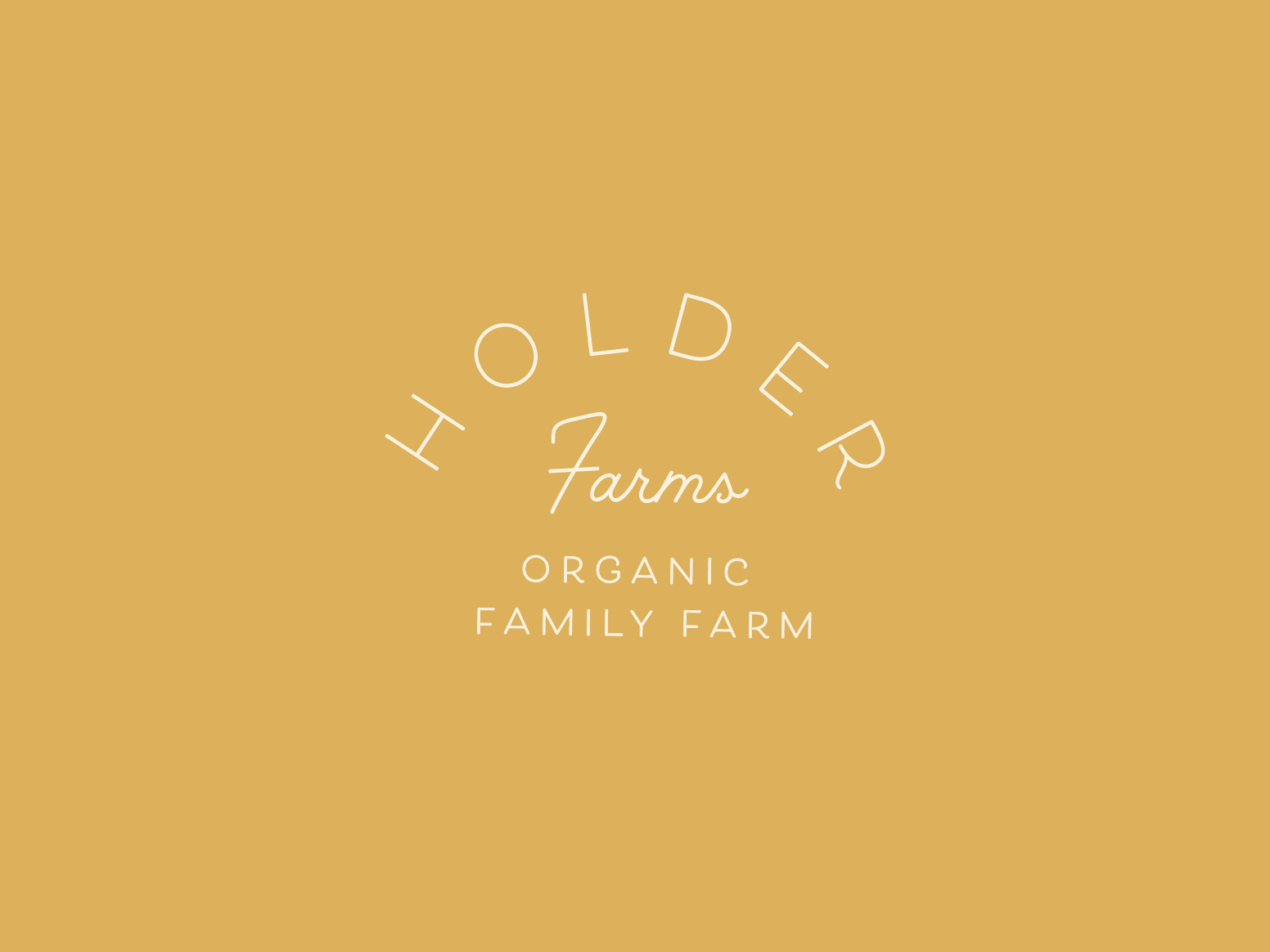 Condensed Logo - Holder Farms Logo: Condensed logo by Kendra Lebo on Dribbble