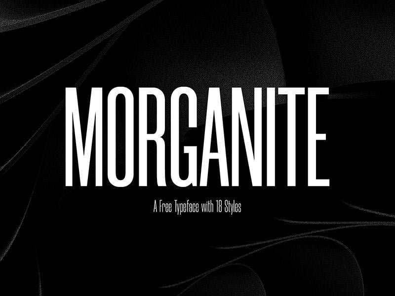 Condensed Logo - Free Morganite Condensed Font - CreativeBooster