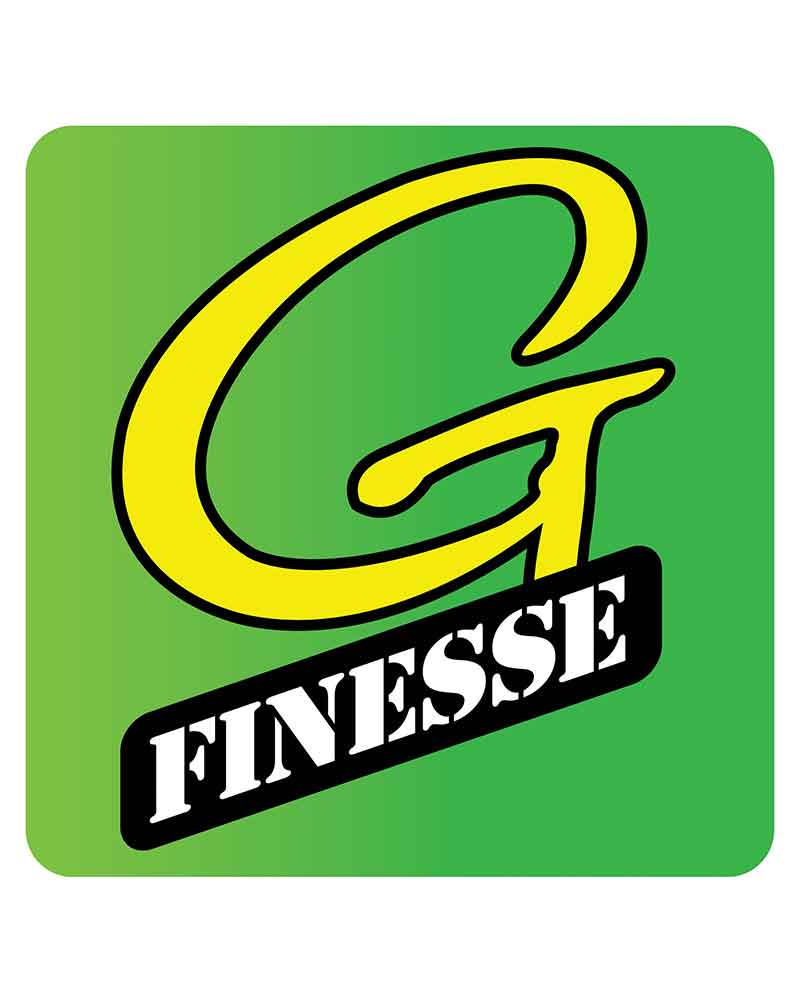 Finesse Logo - Sticker G-Finesse (Solid) - Gamakatsu USA Fishing Hooks
