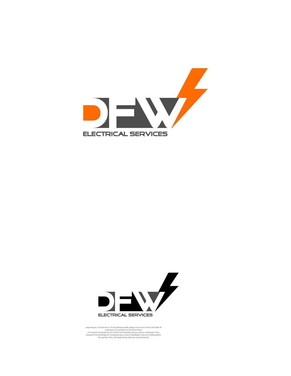 DFW Logo - Masculine, Conservative, Electrical Logo Design for DFW Electrical ...