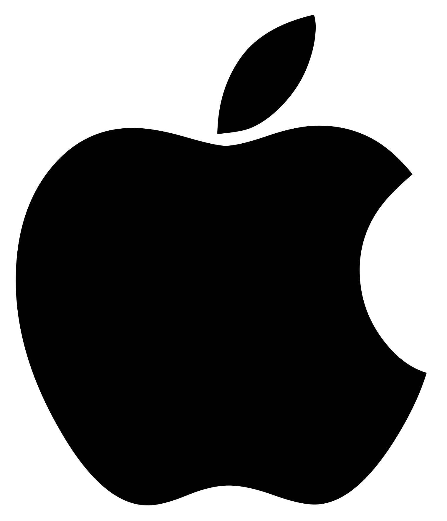 Write Apple Logo LogoDix