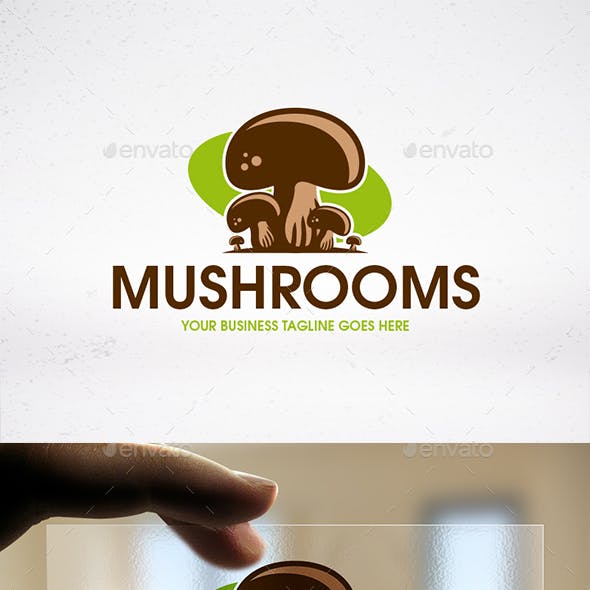Mushroom Logo - Mushroom Logo Templates from GraphicRiver