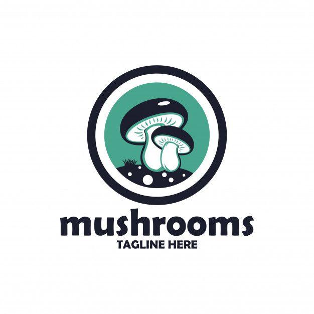 Mushroom Logo - Mushroom farm logo design Vector