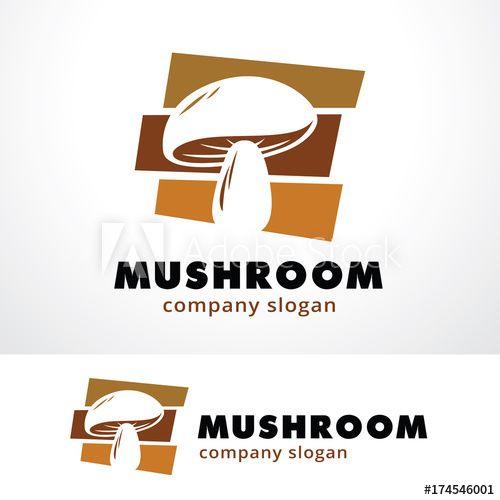 Mushroom Logo - Mushroom Logo Template Design Vector, Emblem, Design Concept