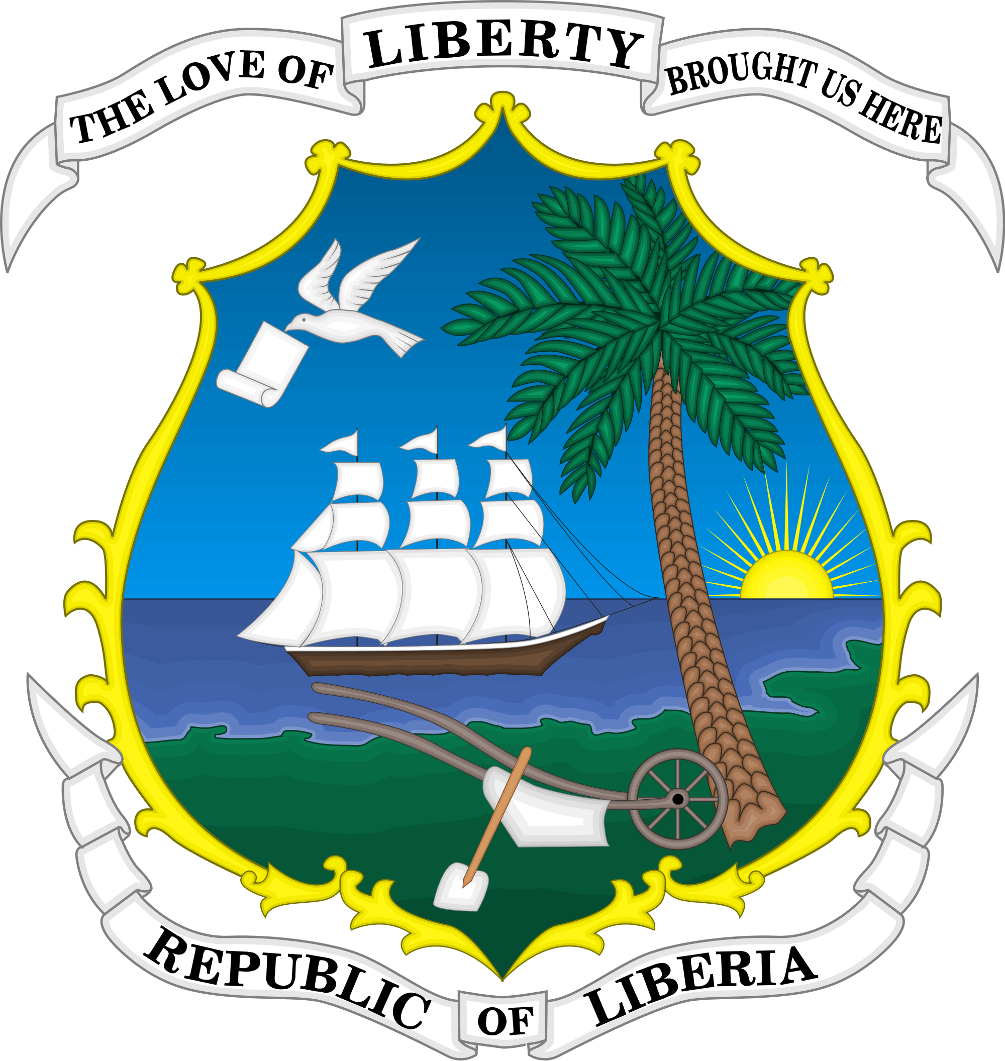Liberia Logo - Coat of arms of Liberia