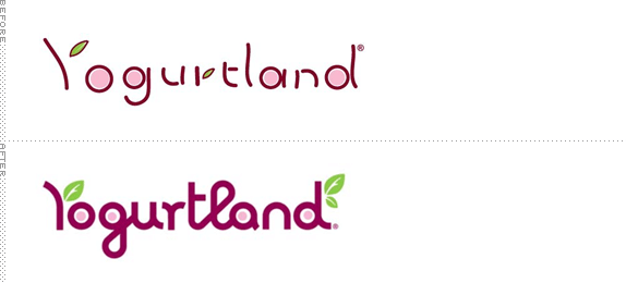 Yogurtland Logo - Brand New: Yogurtland