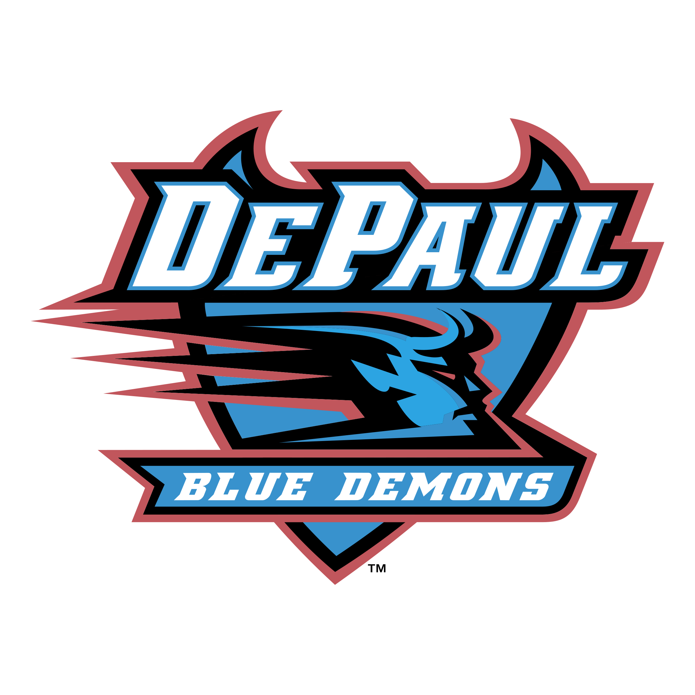 DePaul Logo - DePaul Blue Demons Logo PNG Transparent & SVG Vector