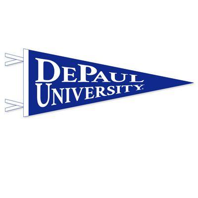 DePaul Logo - DePaul Logo Pennant from Collegiate Pacific. Barnes & Noble at
