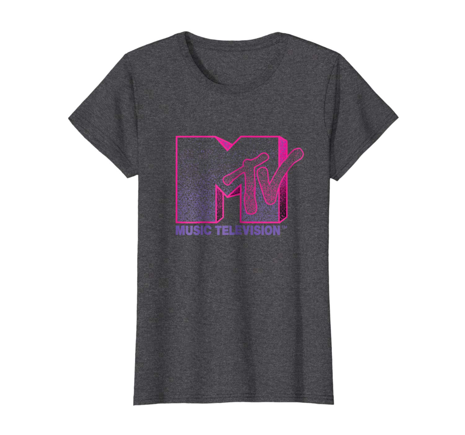 Sparkly Logo - Amazon.com: MTV Sparkly Logo Music Television T- Shirts: Clothing