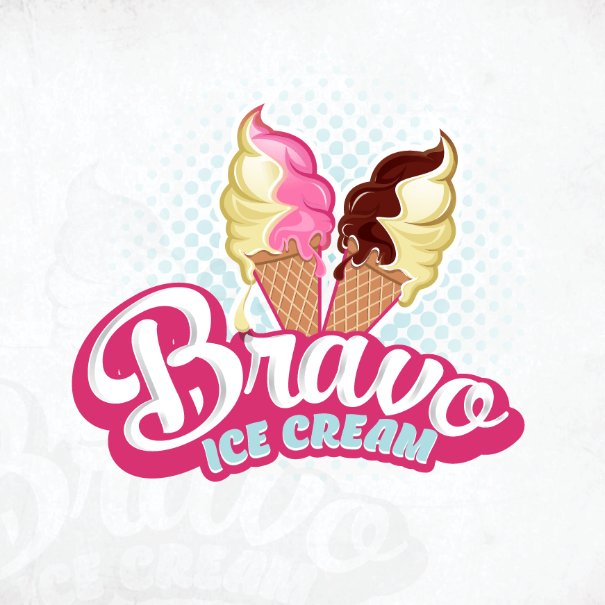 Cream Ice Cream Logo - 30 ice cream logos that will melt the competition - 99designs