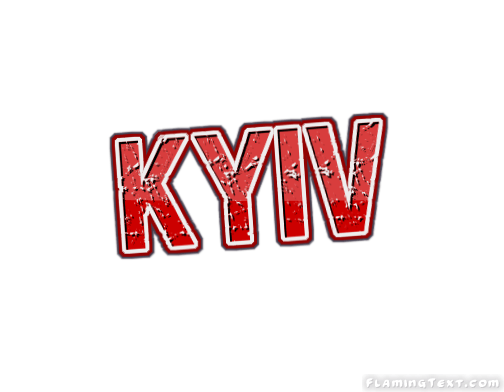 Kyiv Logo - Ukraine Logo. Free Logo Design Tool from Flaming Text
