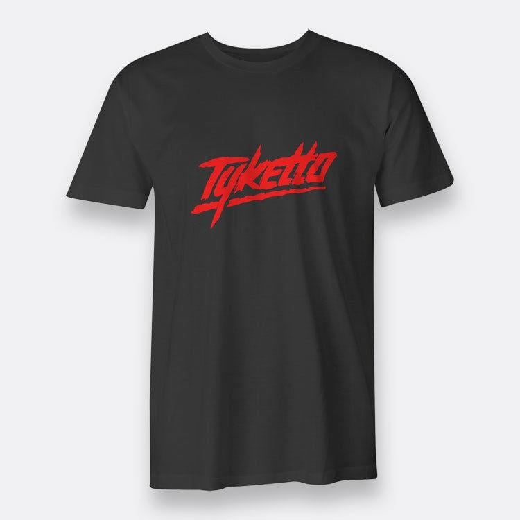 Tyketto Logo - Tyketto Hard Rock Men s Black Print Cotton High Quality top tee