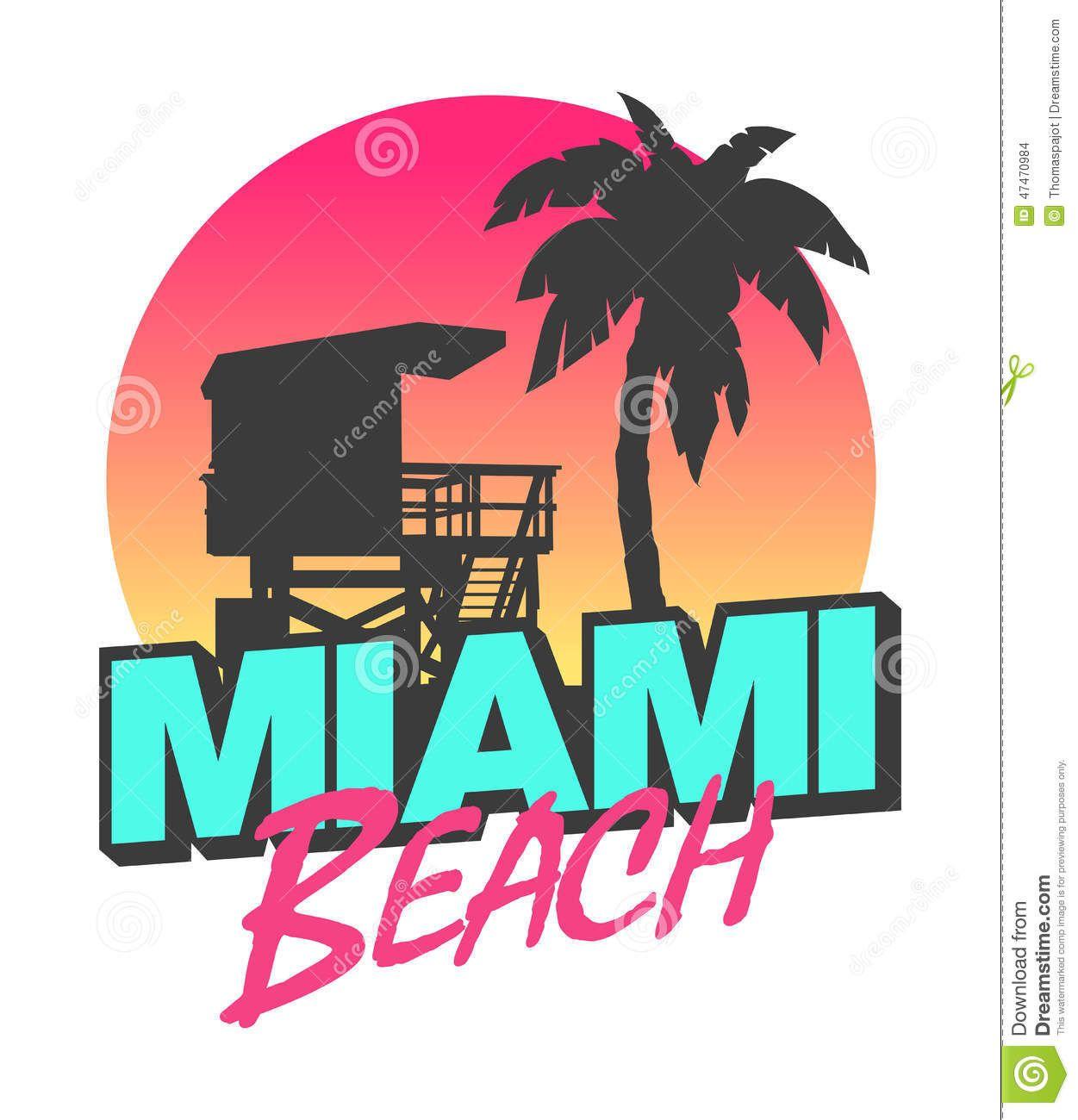 Miami Logo - miami beach logo design - Google Search | KABANA MURAL | Beach logo ...