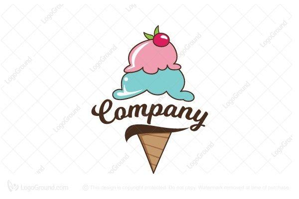 Ice Cream Logo - Fun Ice Cream Logo