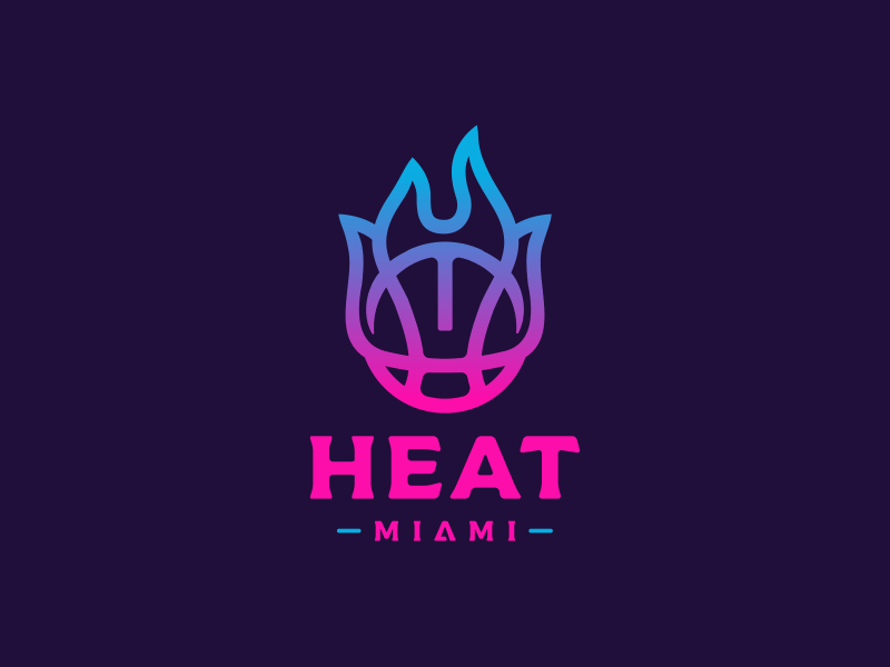 Vice Logo - Miami Heat Logo Design by Dalius Stuoka | logo designer on Dribbble