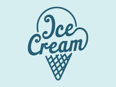 Ice Cream Shop Logo - Ice Cream Logo | Stuff I've Designed | Ice cream logo, Logo design ...