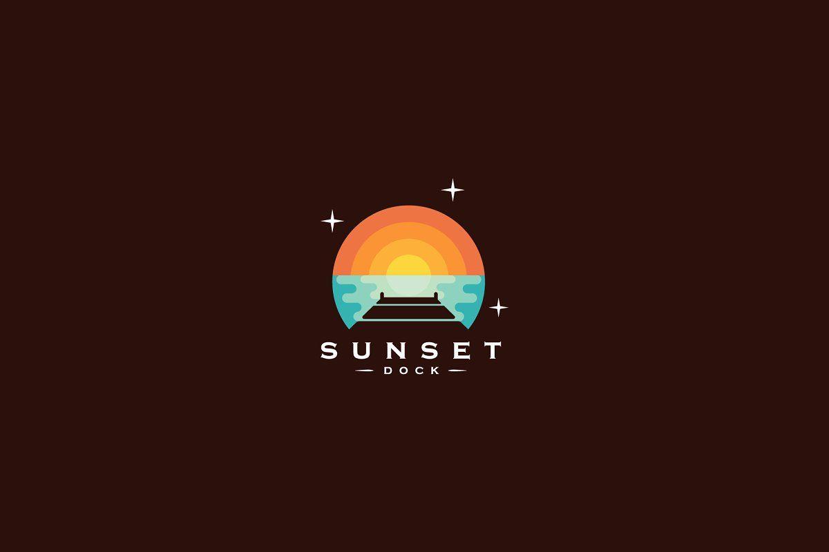 Dock Logo - Sunset Dock Logo