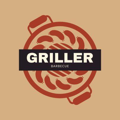 Barbecue Logo - Lacrosse Logo Maker with a Tiger Graphic 1593d