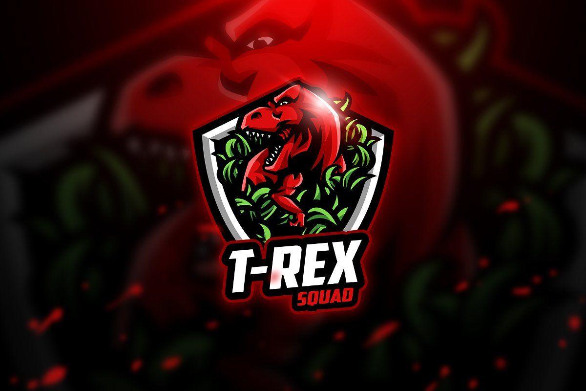 T-Rex Logo - T- Rex - Mascot & Esport Logo