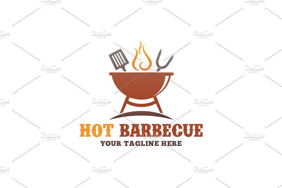 Barbecue Logo - Hot Barbecue Logo