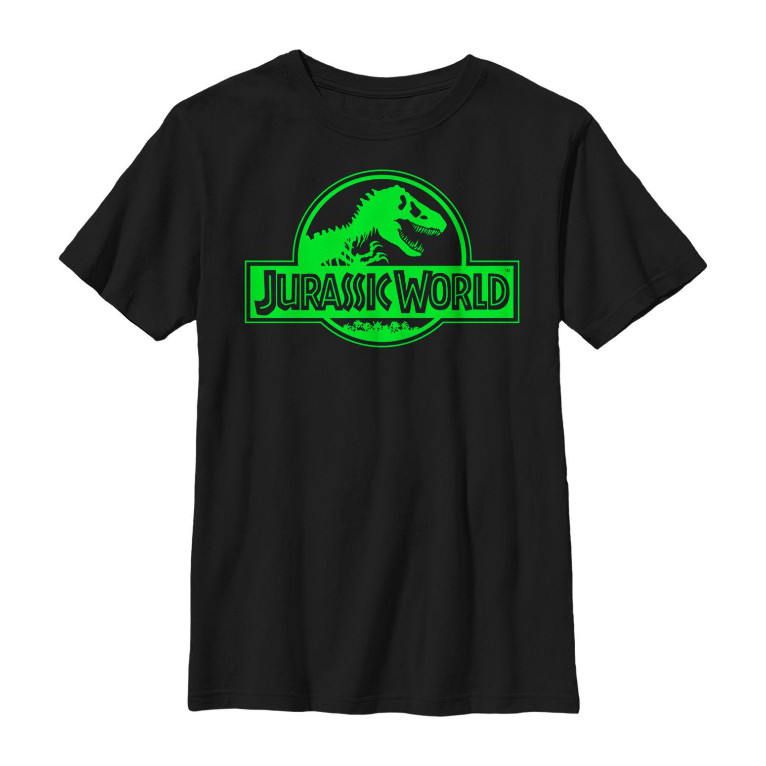 T-Rex Logo - Details about Jurassic World Simple T. Rex Logo Boys Graphic T Shirt