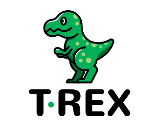 T-Rex Logo - Logopond, Brand & Identity Inspiration (Cute T. Rex Logo Mascot)