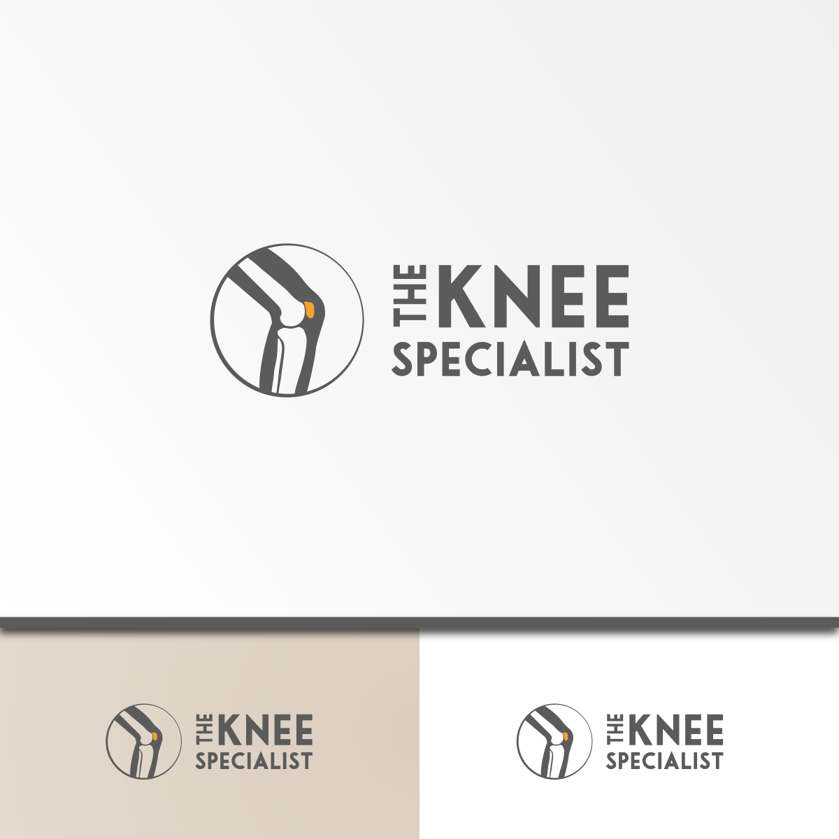 Knee Logo - Logo Design for The Knee Specialist by Living Horses Graphics ...