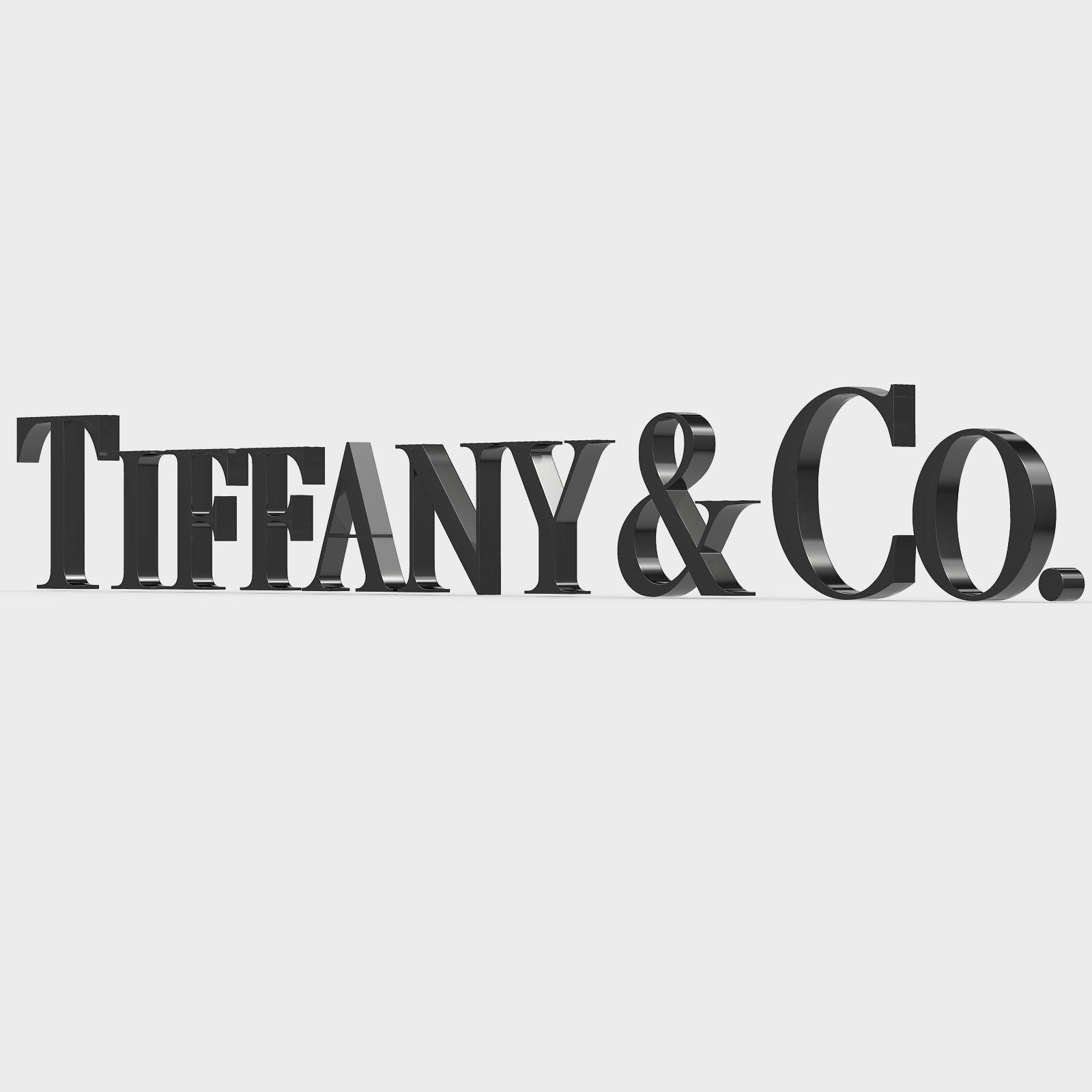 Tiffiney Logo - tiffany logo | 3D model