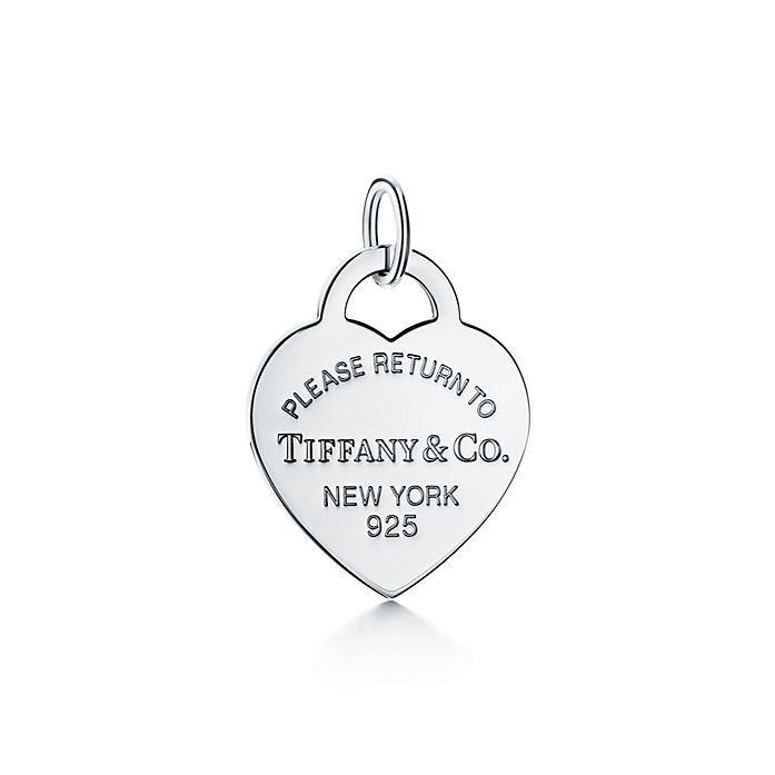 Tiffiney Logo - Heart Tag Charm