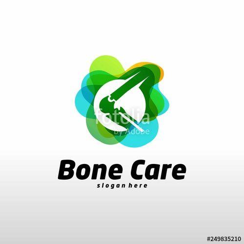 Knee Logo - Knee joint bones vector logo for orthopedic clinics and diagnostic ...