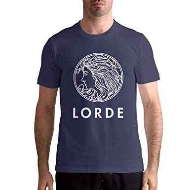 Lorde Logo - Amazon.com: Lorde Logo Casual Round Neck Classic Men's Short Sleeve ...