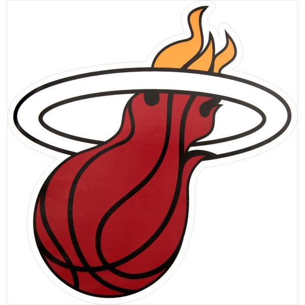 Miami Logo - NBA Miami Heat Outdoor Logo Graphic- Small