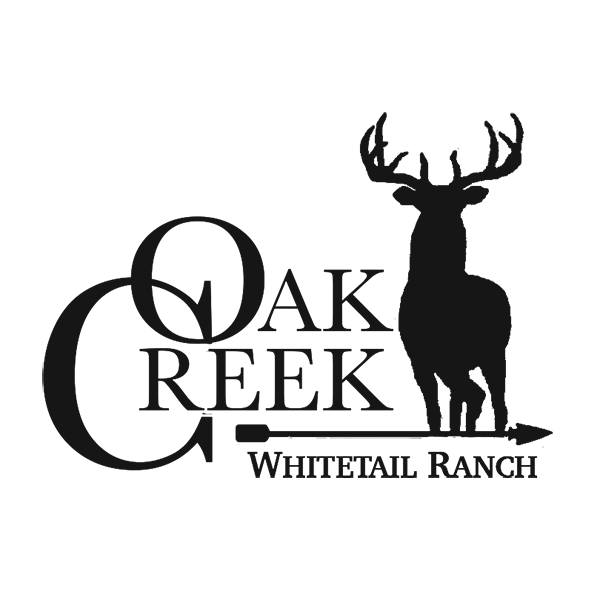 Whitetail Logo - Oak Creek Whitetail Ranch logo: Your Hunting Land Guide