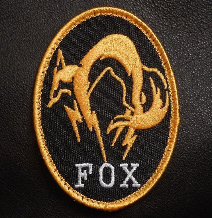 Foxhound Logo - METAL GEAR SOLID FOXHOUND LOGO PS4 COSPLAY BLCK OPS VELCRO® BRAND FASTENER PATCH