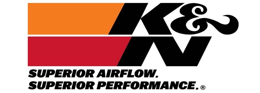 K&N Logo - K&N E-3750 Lifetime Performance Air Filter, 4in Tall, Round